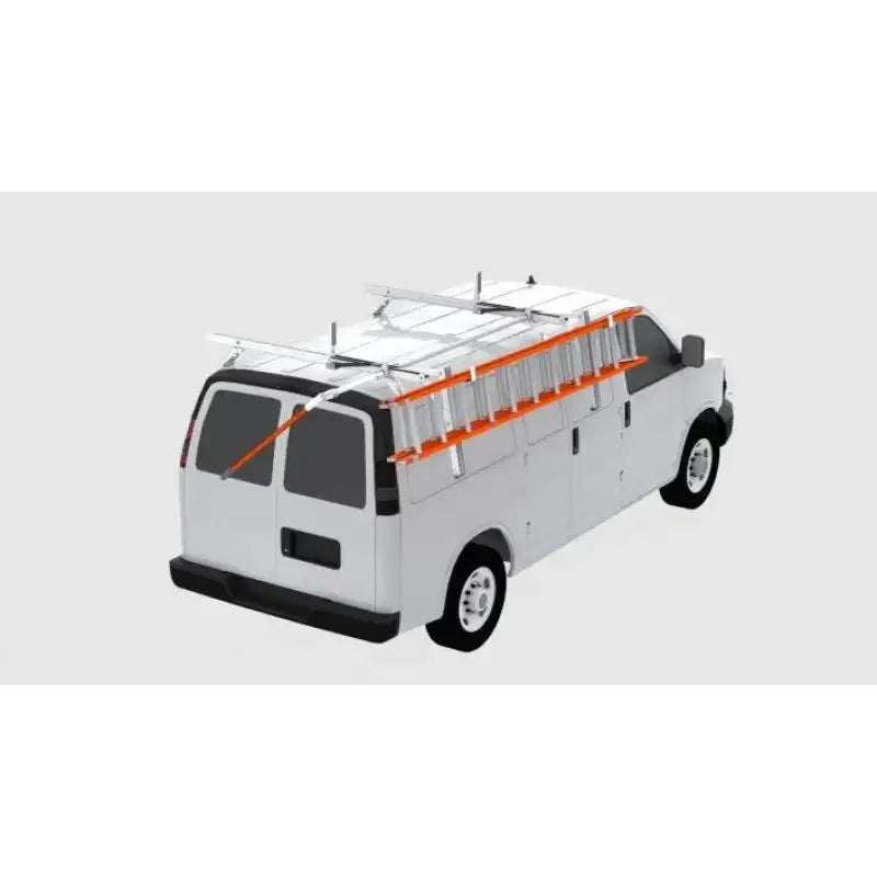 Ladder Rack 75 Pound Capacity; Factory Rail Attachment; Direct Fit; 18-3/8 Inch Height; Single - Truck & Automotive