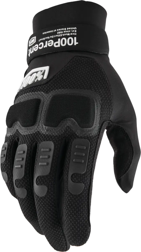 Langdale Gloves Black Md with tactical knuckle and finger protection for durability