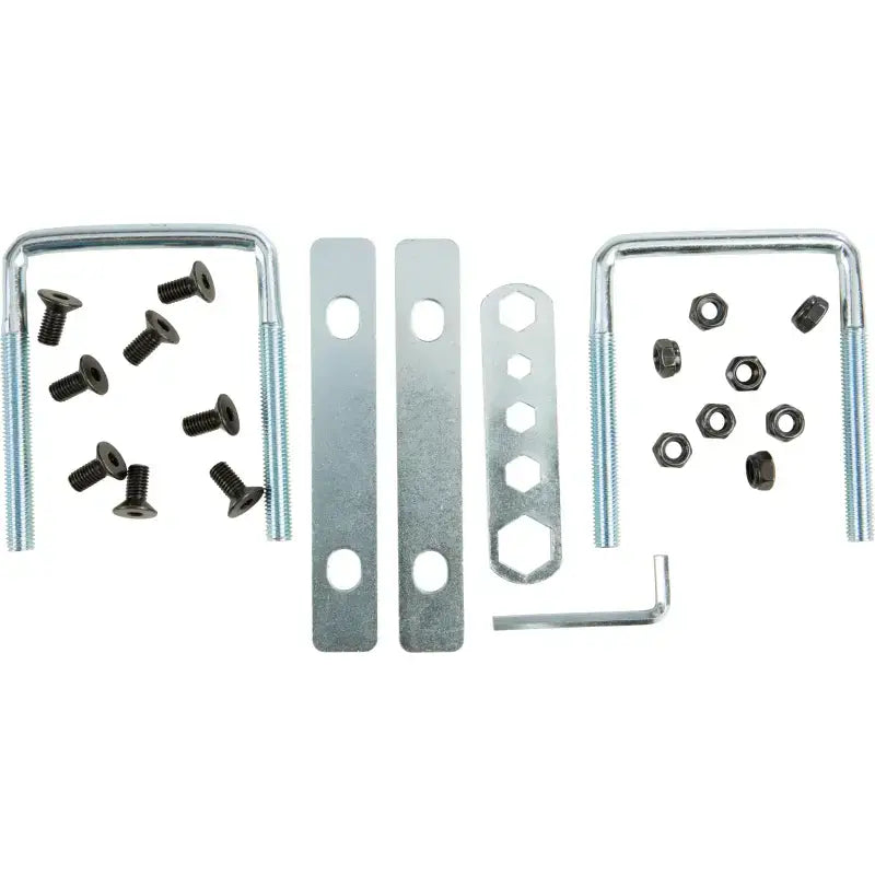 LC Utility Containers Jug Rack Hardware Kit – Includes mounting hardware, lockable retention cable, aluminum construction, black powder-coated finish. Compatible with most trailers and PWC.