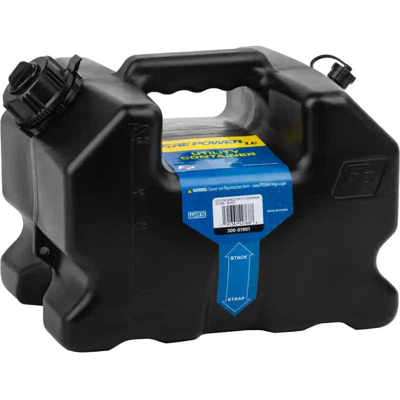 Lcs Stackable Container 2.5 Gal Black