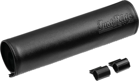 Handlebar Bar Pad Leather 200mm Black - ZETA