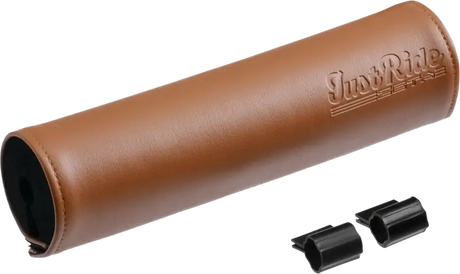 Handlebar Bar Pad Leather 200mm Brown - ZETA