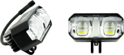 Aux Driving Lights Kit 1.25" Bar Mnt. White/Amber Pr - CYRON