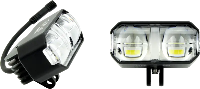 Aux Driving Lights Kit 1.25" Bar Mnt. White/Amber Pr - CYRON