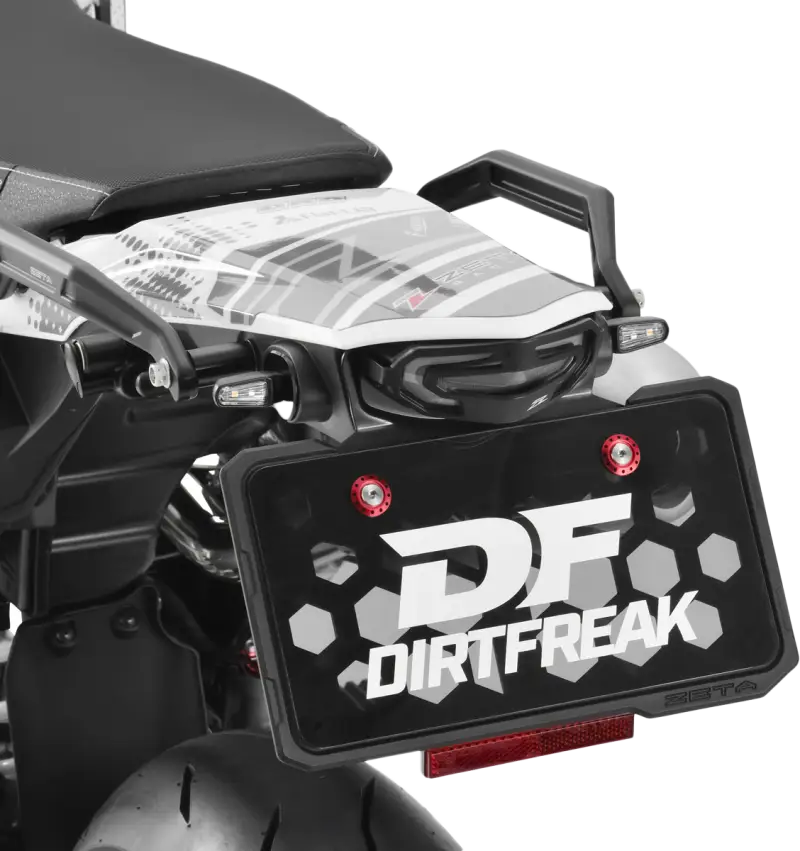 701 Led Turn Signals W/Taillight Blk W/Clr Lens Pr - ZETA