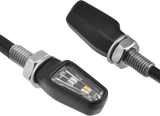 701 Led Turn Signals W/Taillight Blk W/Clr Lens Pr - ZETA