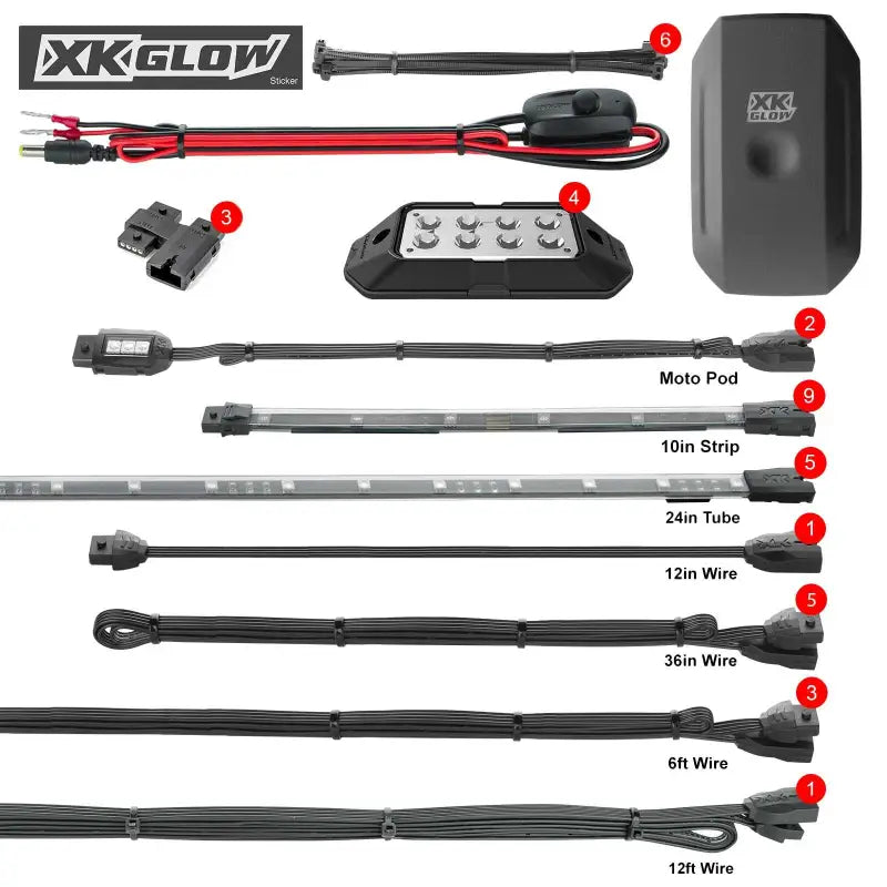 XK GLOW Led Underglow Advanced Kit Pol