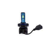 LEDEBRYD-H16 ODX H16 LED bulb with blue white accents black housing