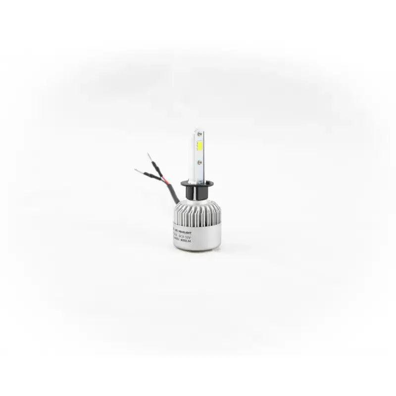 Silver LEDINTENSEH15 ODX H15 intense LED bulb with ribbed heat sink