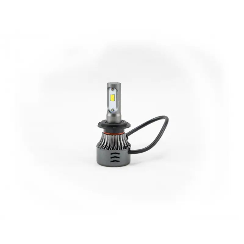 Gray LED headlight bulb with cooling fins for LEDINTENSEH7 ODX H7 Intense Led Bulb