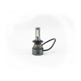 Gray LED headlight bulb with cooling fins for LEDINTENSEH7 ODX H7 Intense Led Bulb