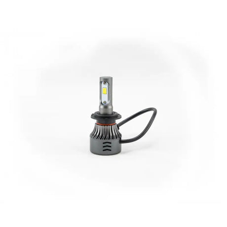 Gray LED headlight bulb with cooling fins for LEDINTENSEH7 ODX H7 Intense Led Bulb