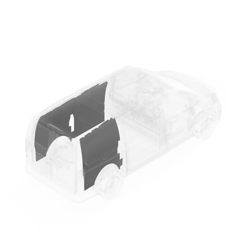 Legend Fleet Lightweight And Precision-Cut Van Wall Liner 154-114-2613 - Gray Duratherm Metris