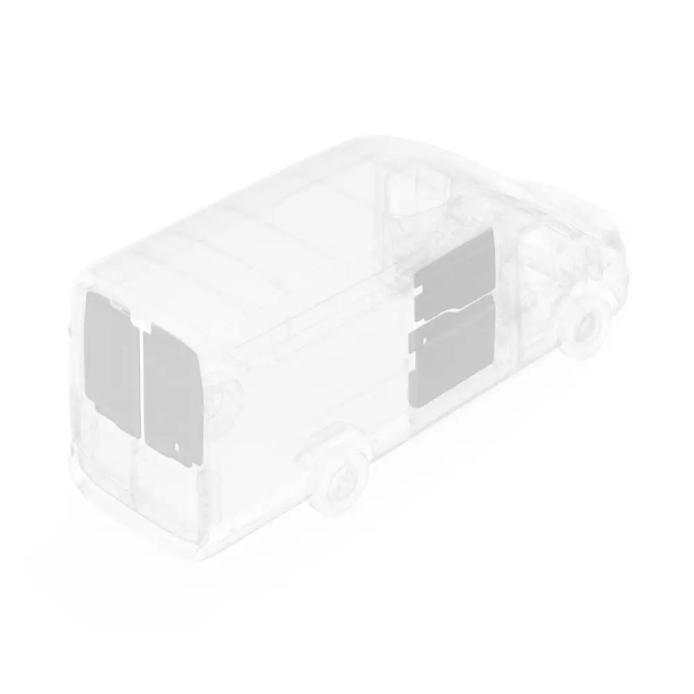 Legend Fleet Precision Cut Van Wall Liner 623-114-2613 - Gray Duratherm Door