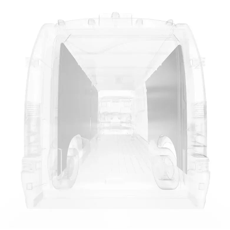 Legend Fleet Precision Cut Van Wall Liner 654-114-2613.J - Gray Prom 159EXT Shr DTWL-Gray-4PC