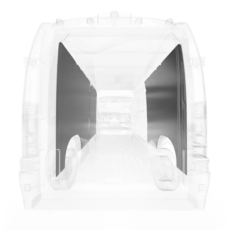 Legend Fleet Precision Cut Van Wall Liner 654-114-2613.J - Gray Prom 159EXT Shr DTWL-Gray-4PC