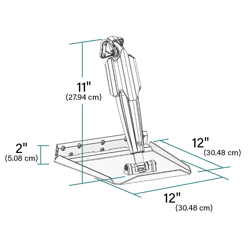Lenco Confidence Offshore Boat Trim Tab 15186-107 - 12 12 Edge Mount Kit
