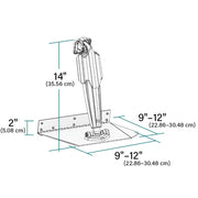 Lenco Hole Shot Assist Boat Trim Tab 15183-106 - 12 12 Standard Kit Wit