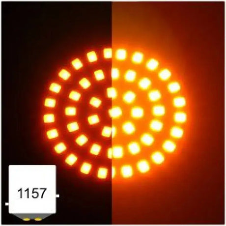 Letric Lighting Bullet Styl Insrt 1157 H/L Amb - RV and Auto Parts