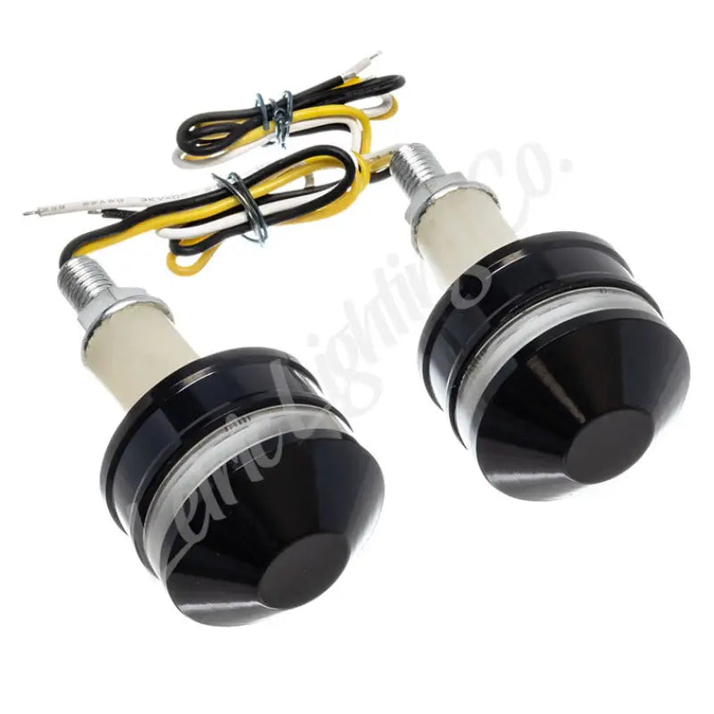 Letric Lighting LLC-BBE-TS Letric Lighting Grip Ind Lghts Blk Cap Wht/Amb