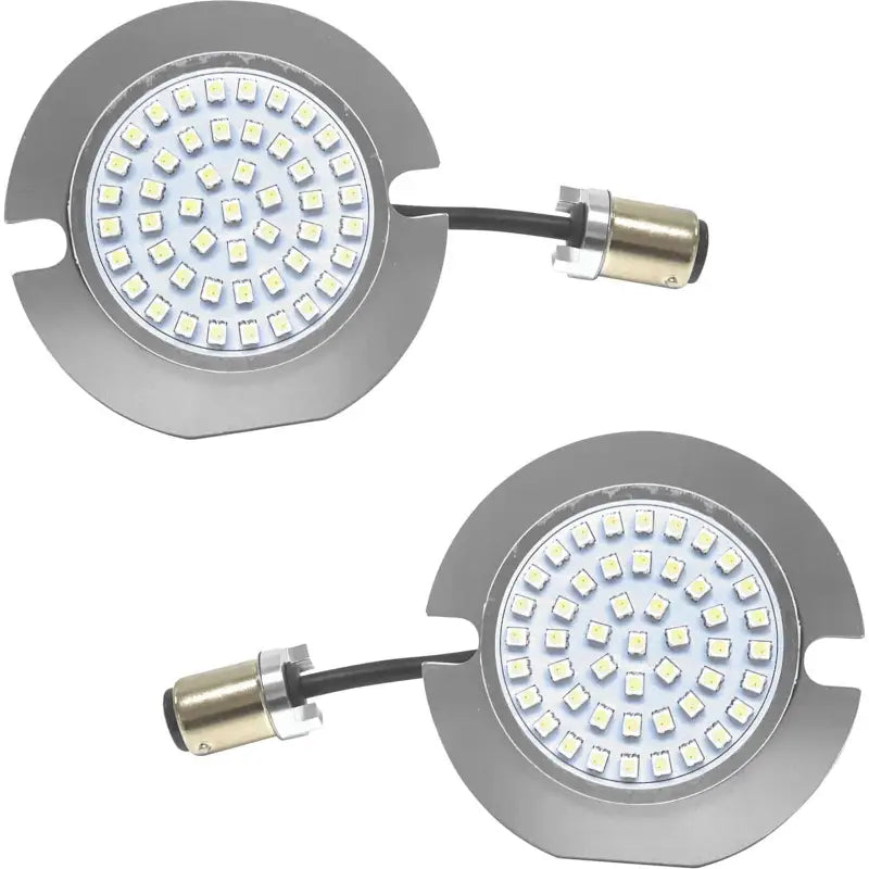 Two flat lense led inserts from Letric Lighting Co LLC for bright lighting enhancement