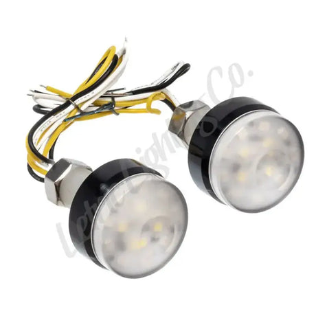 Letric Lighting Surface Ind Lights Blk Wht/Amb - RV and Auto Parts
