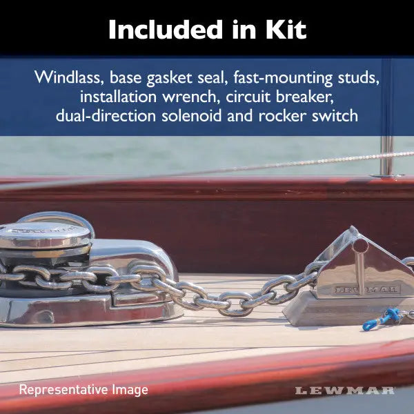 Lewmar DIY Ready Windlass 6657011108 - PRO-Series 1000G 12V G4