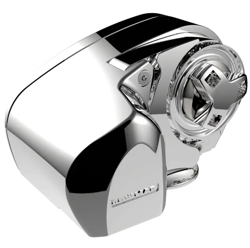 Shiny chrome Lewmar Pro-Series 1000 anchor winch kit includes 6mm-7mm-1 for boats