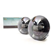 LF111 Morimoto Xb LED Fogs Type GM Pair with box packaging showcasing advanced Morimoto Xb LED technology for enhanced vehicle fog light performance and aesthetic.