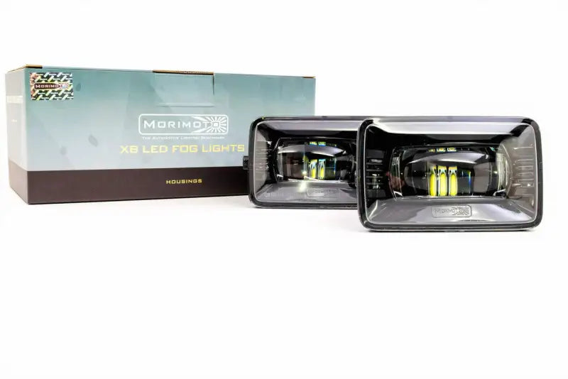 LF150 Morimoto Xb LED Fog Lights Type F2 Pair with sleek design and superior illumination.