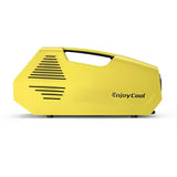 Yellow portable air conditioner from Enjoy Cool Enjcool for cool, breezy comfort