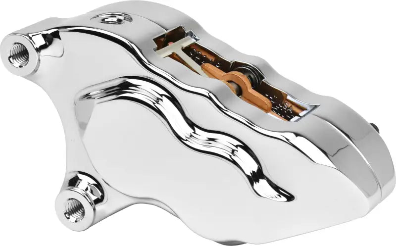 HAWG HALTERS INC LHSCC5018 4 Piston Front Caliper L/H Chrome W/ 11.8" Rotor