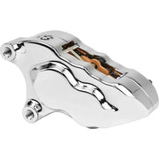 HAWG HALTERS INC LHSCC5018 4 Piston Front Caliper L/H Chrome W/ 11.8" Rotor