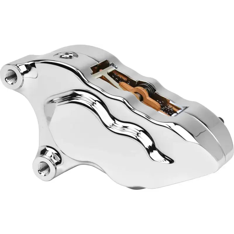 HAWG HALTERS INC LHSCC5018 4 Piston Front Caliper L/H Chrome W/ 11.8" Rotor