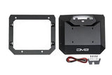 License Plate Relocation Kit Relocates To OEM Spare Tire Location Once Removed; Retains Light mount/ Back-up Camera