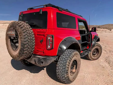 License Plate Relocation Kit Relocates To Spare Tire Carrier; Without Light; With Bracket/ Installation Hardware