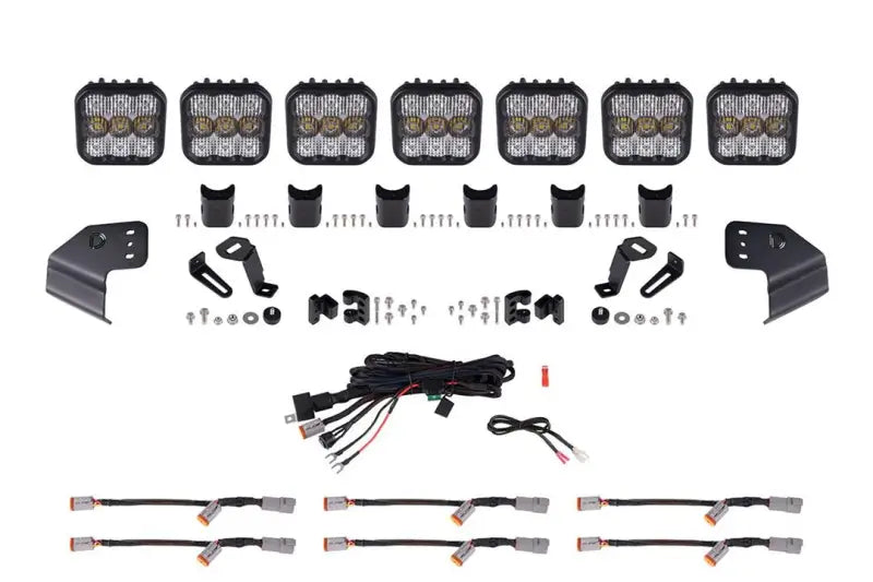 Off-road light bar LED bulb kit with 37.5-inch white beam for driving and flood light