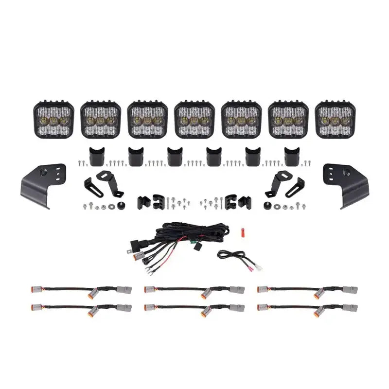 Off-road light bar LED bulb kit with 37.5-inch white beam for driving and flood light