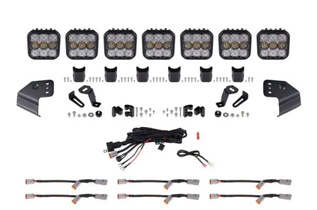 Off-road light bar LED bulb kit with 37.5-inch white beam for driving and flood light