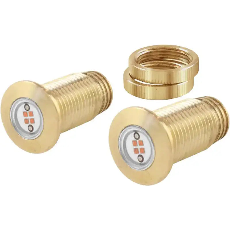 BAGGERNATION Lightning Boltz Red Led Brass for Powersports