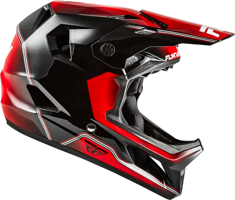 Rayce Repeat Bicycle Helmet Black/Red Xs - FLY RACING