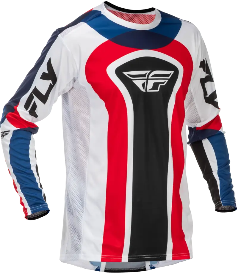 Lite Se Glory Jersey Red/White/Blue Lg - FLY RACING