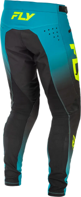 Rayce Bicycle Pants Teal/Black/Lime Sz 34 - FLY RACING