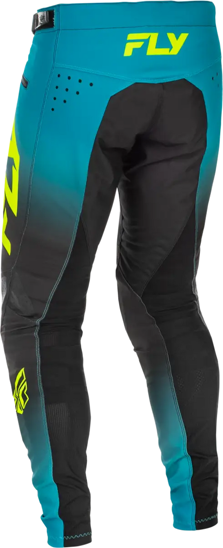 Rayce Bicycle Pants Teal/Black/Lime Sz 34 - FLY RACING