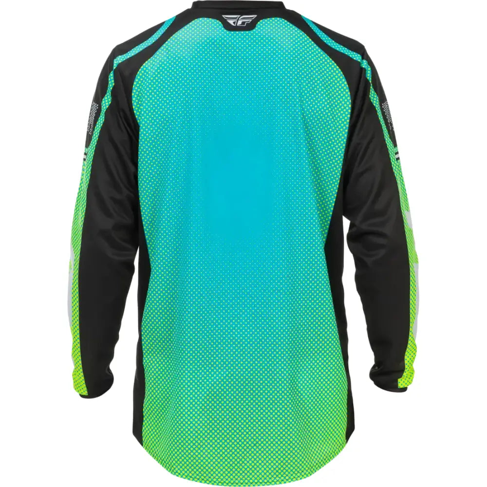 F 16 Jersey Aqua/Black/White Md - FLY RACING
