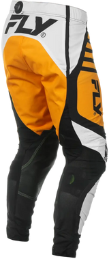 Lite Pants Ca/Ny White/Black/Mustard Sz 34 - FLY RACING
