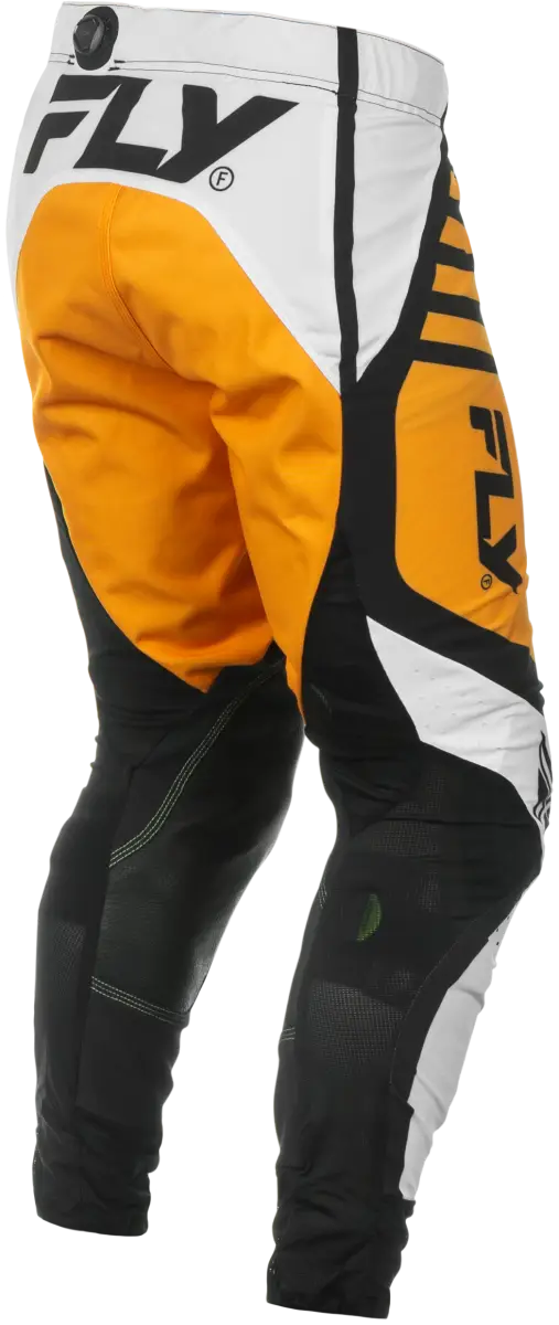 Lite Pants Ca/Ny White/Black/Mustard Sz 34 - FLY RACING