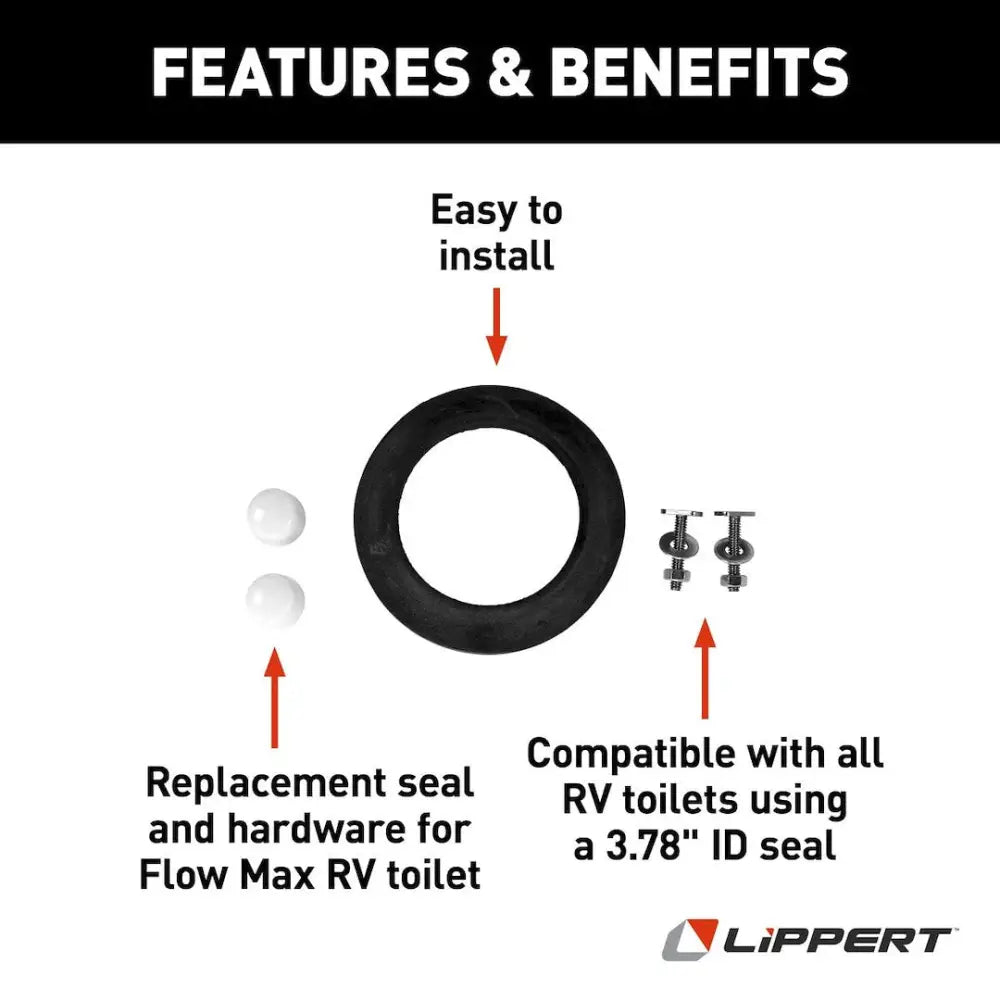 Lippert Comp Ensures Precise Fit And Function Toilet Seal 2022121983 - Mounting Kit AM