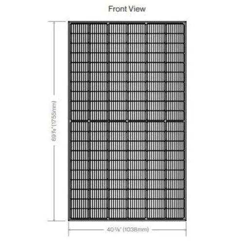 Lippert Comp 2022001310 Solar Panel - Black