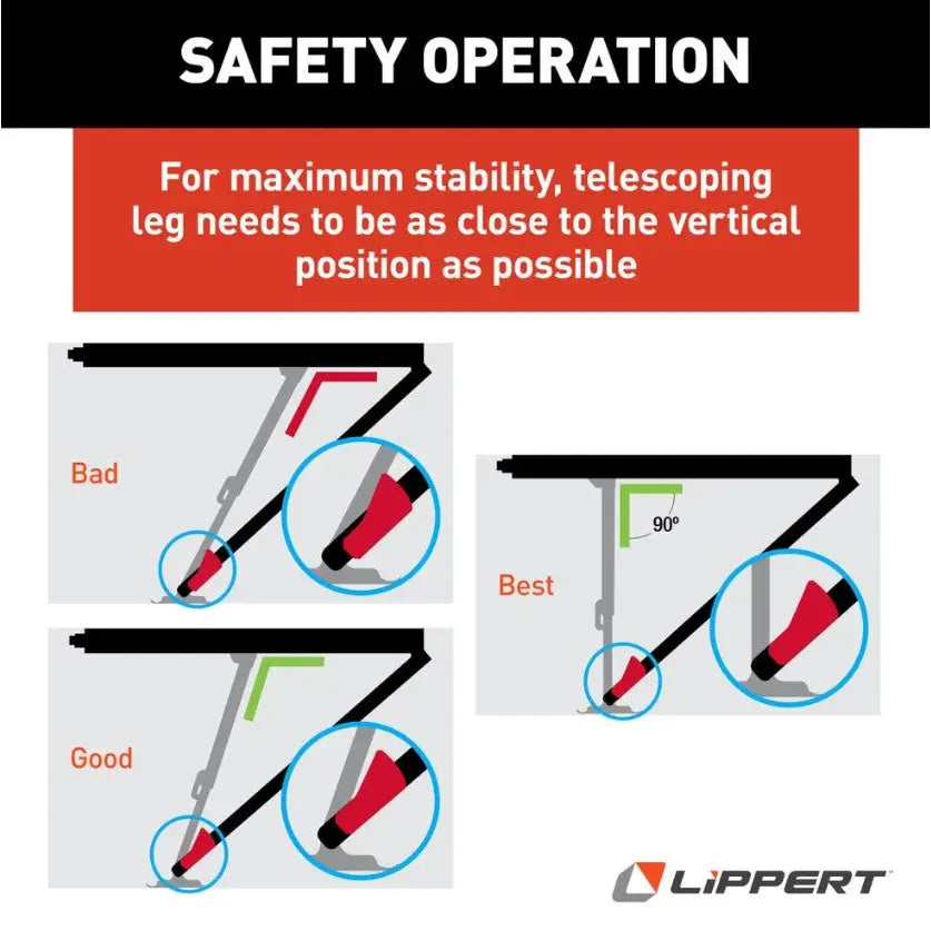 Lippert Comp 2022016065 Trailer Stabilizer Jack Stand